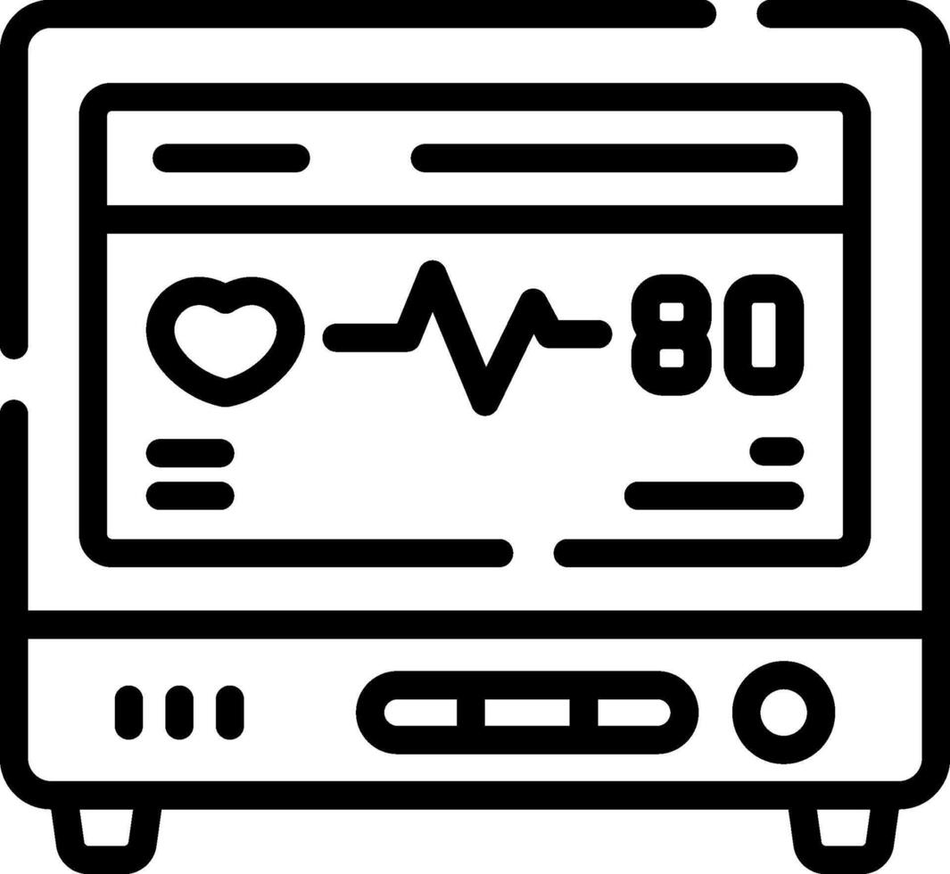 heart monitoring illustration design vector