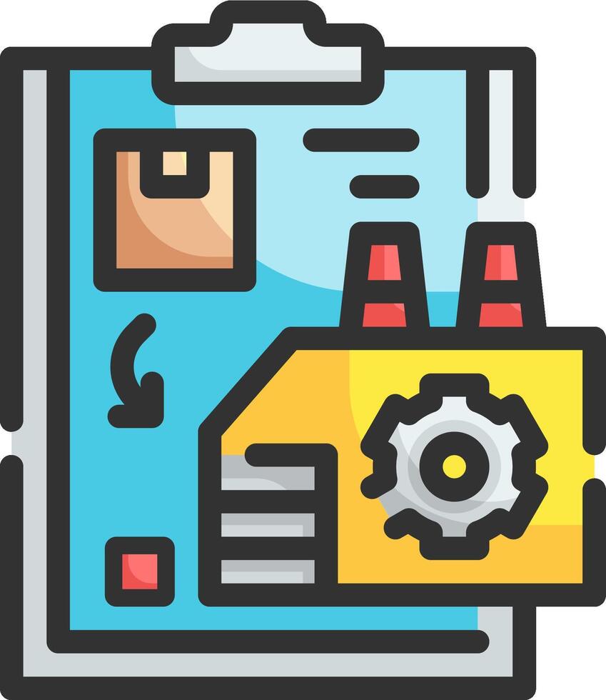 factory illustration design vector