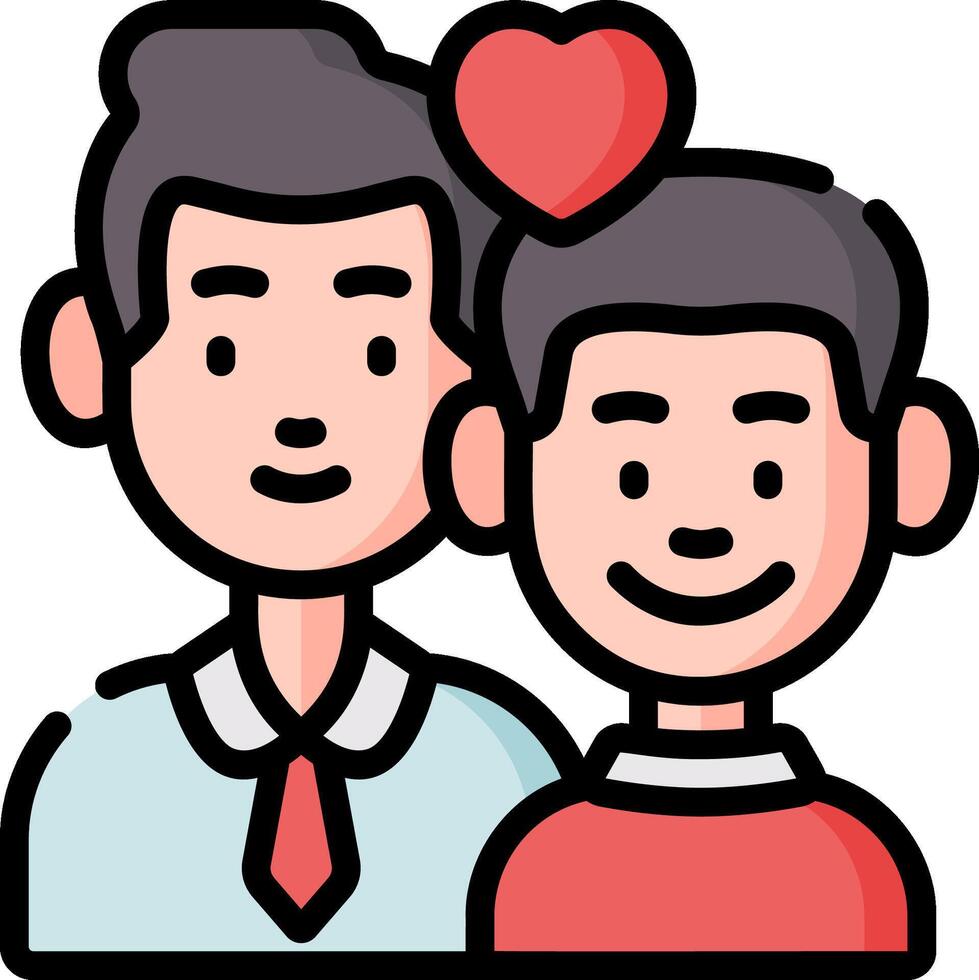 father and son illustration design vector