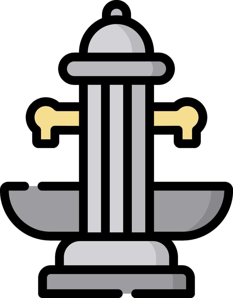 fountain illustration design vector