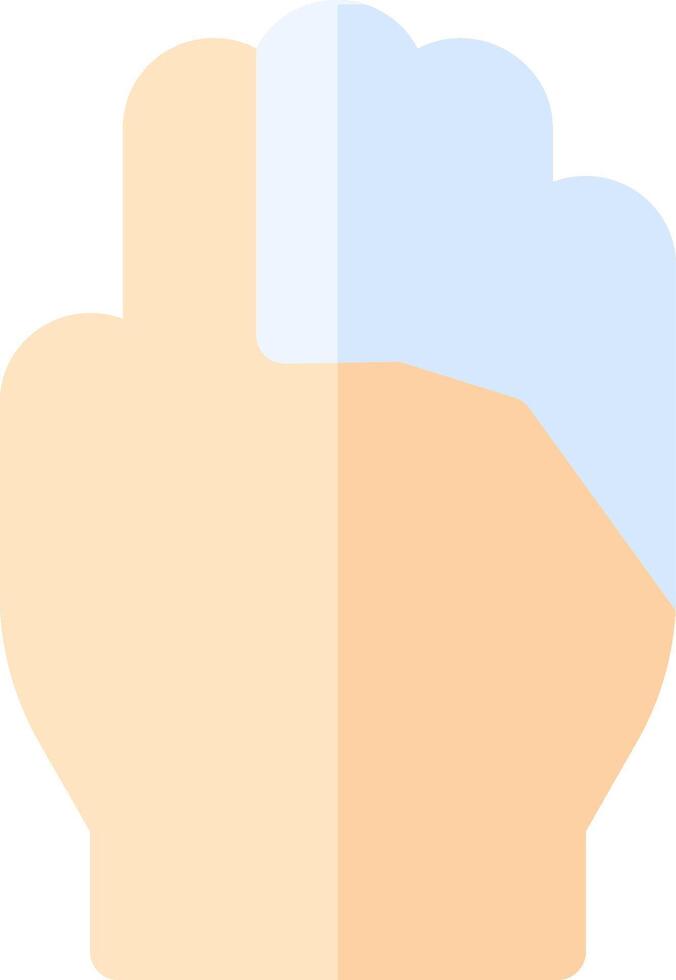 loss of color in fingers illustration design vector