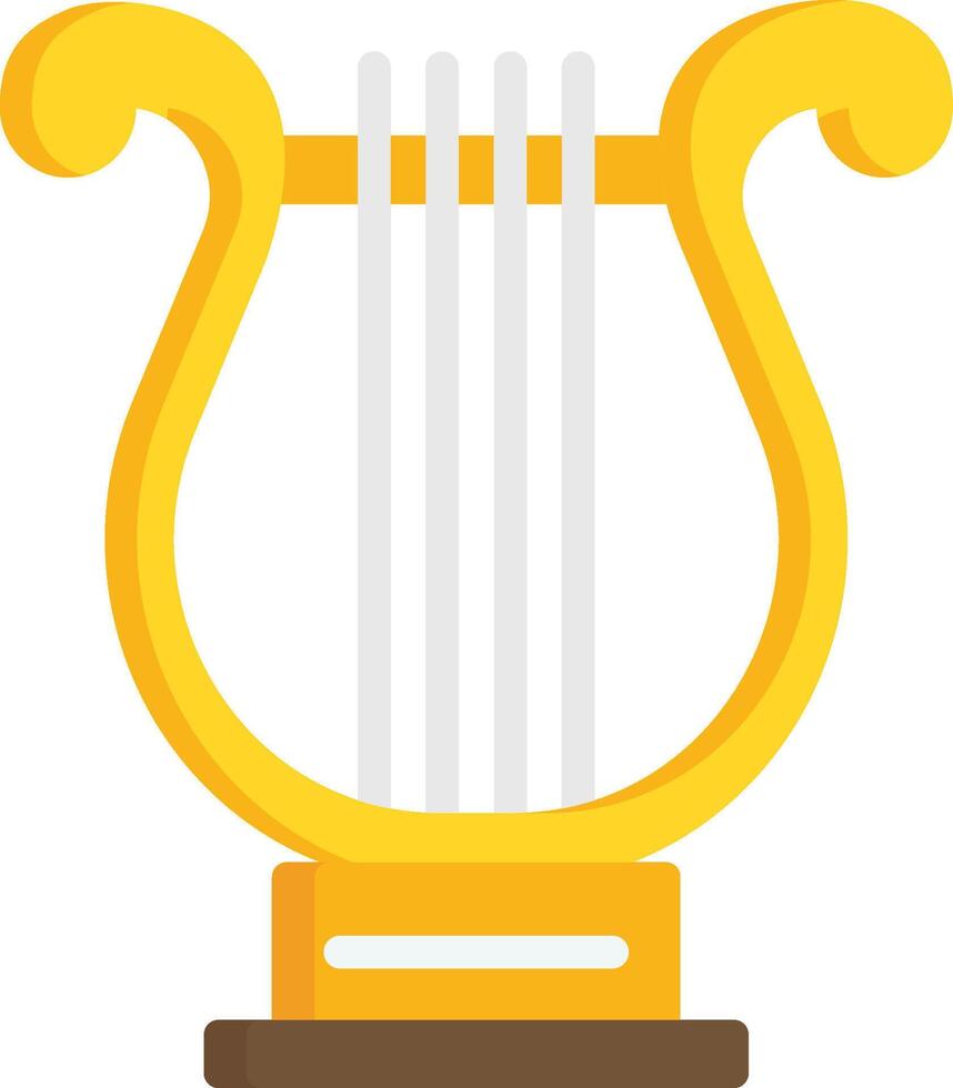 lyre illustration design vector