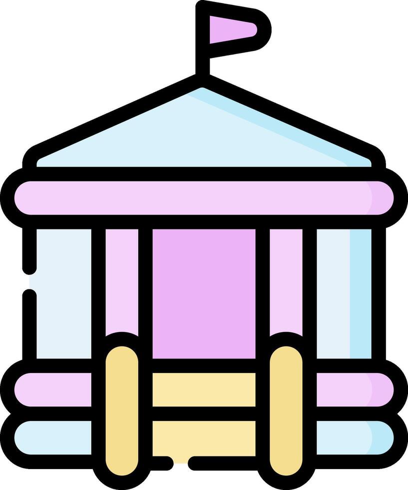 inflatable illustration design vector