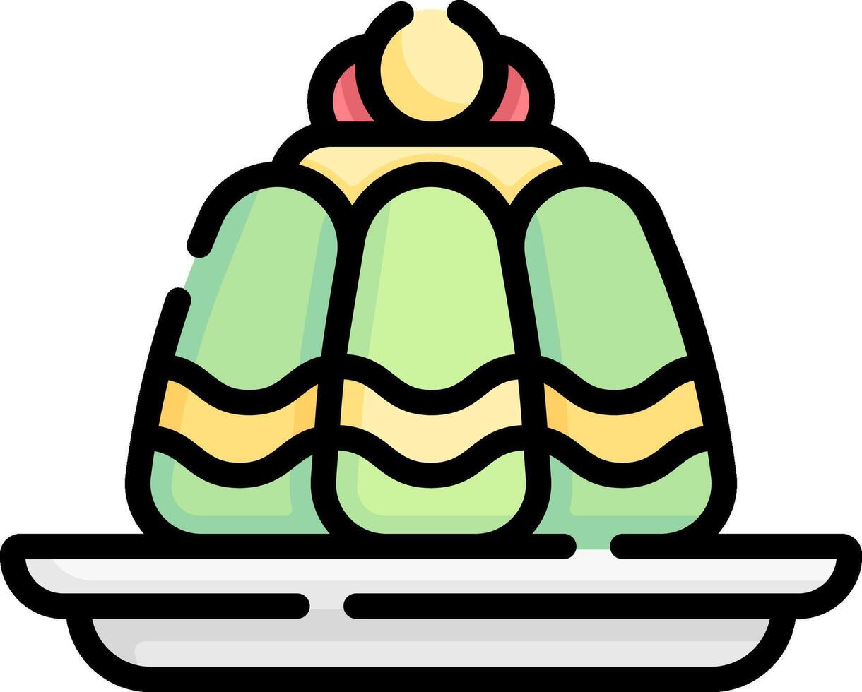jelly illustration design vector