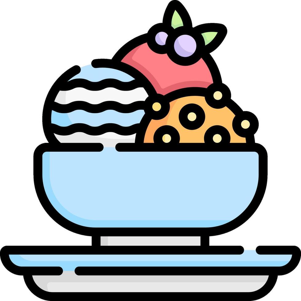 ice cream illustration design vector