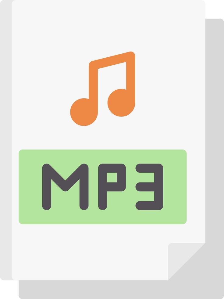 mp3 illustration design vector