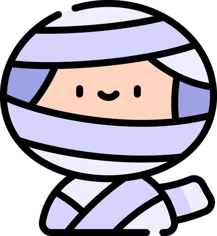 mummy illustration design vector