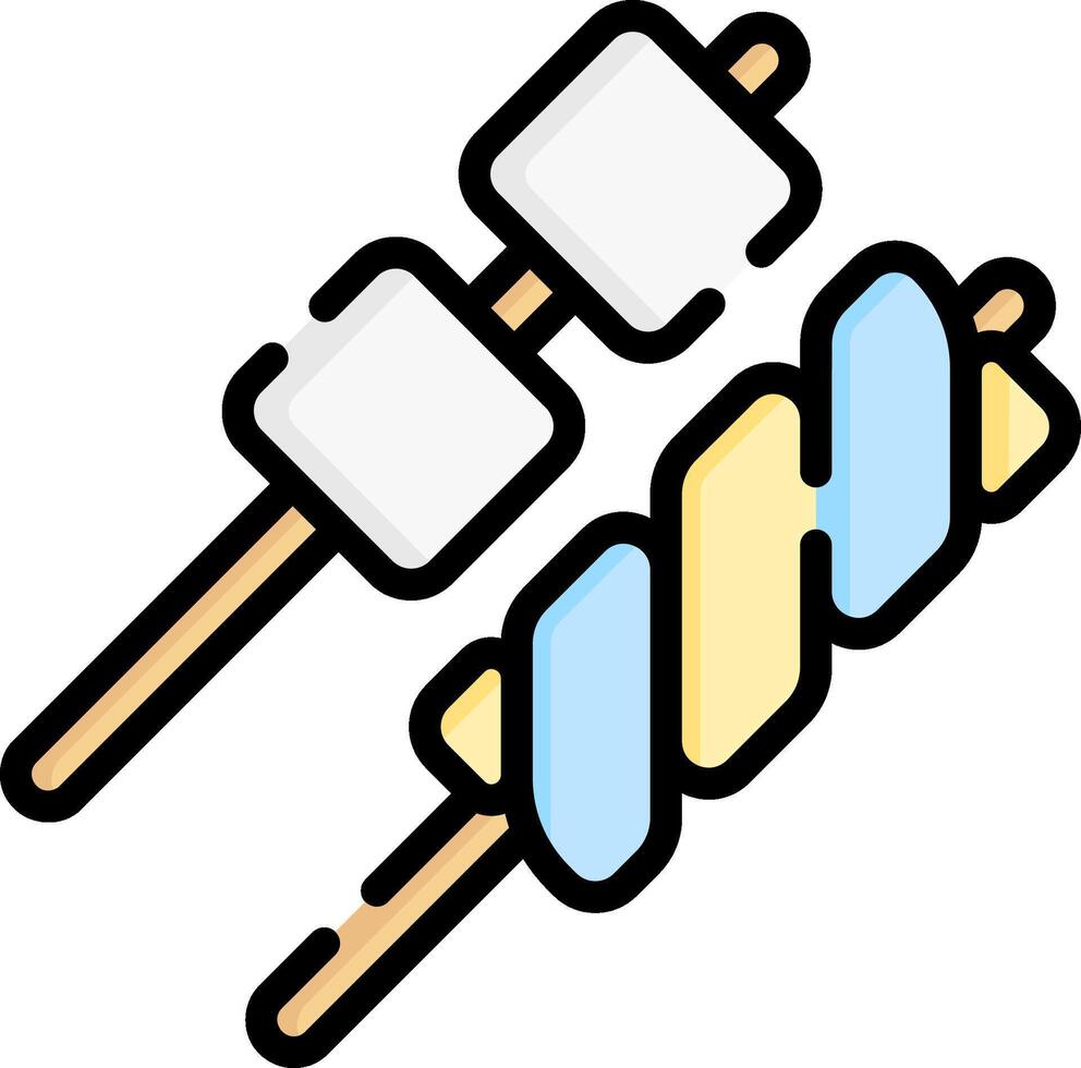 marshmallows illustration design vector
