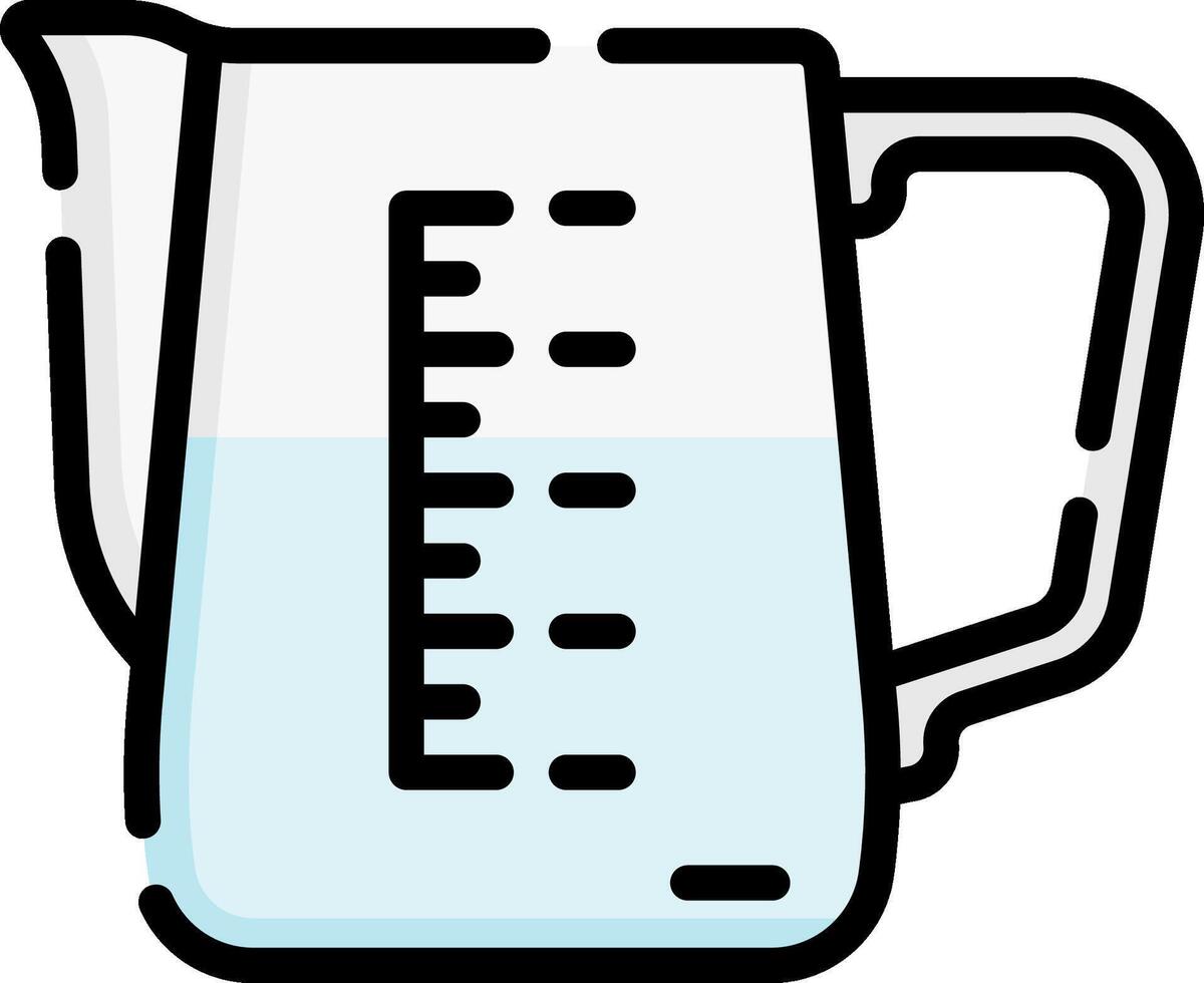 measuring cup illustration design vector
