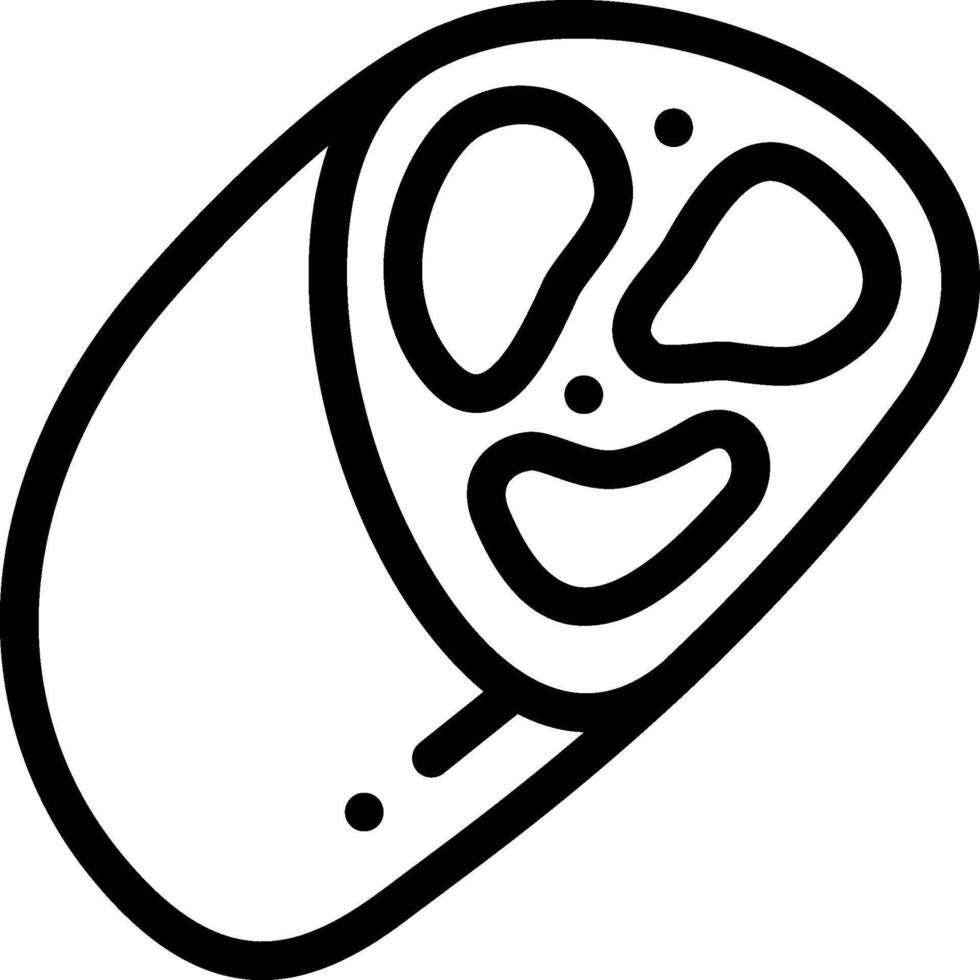 meatloaf illustration design vector