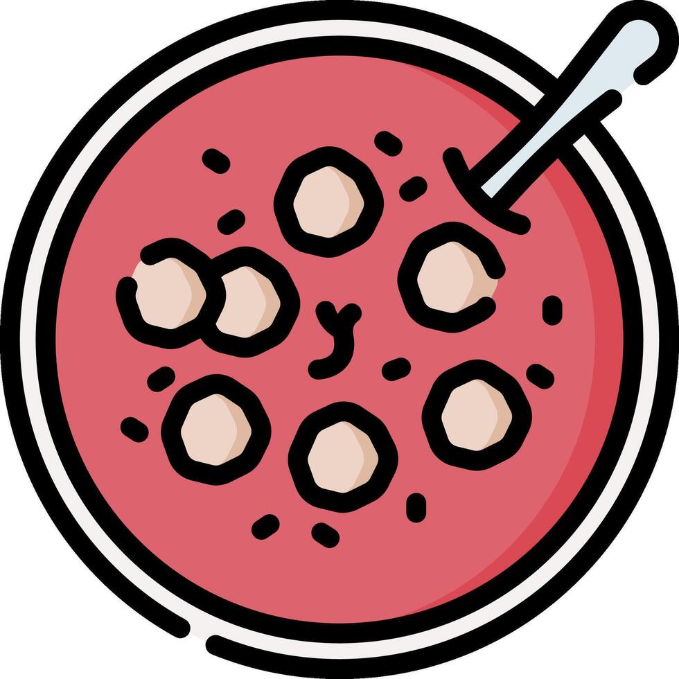 meatball illustration design vector