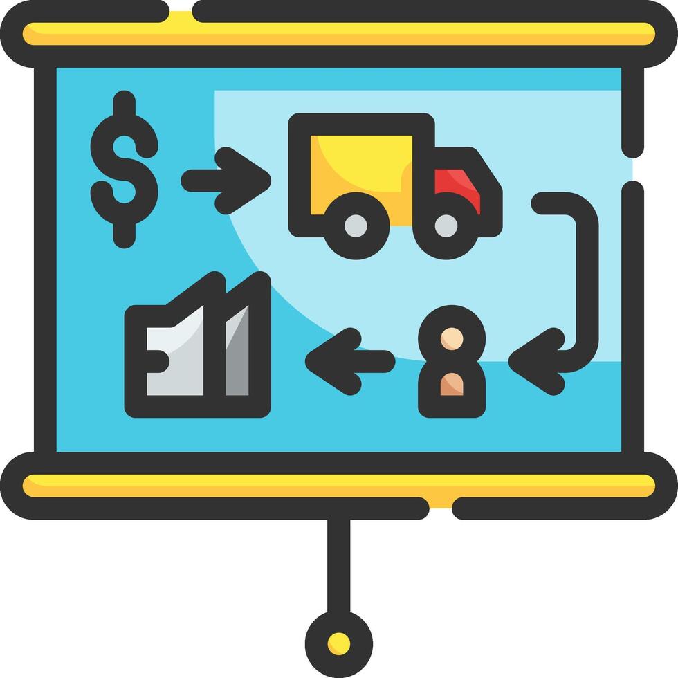 presentation illustration design vector