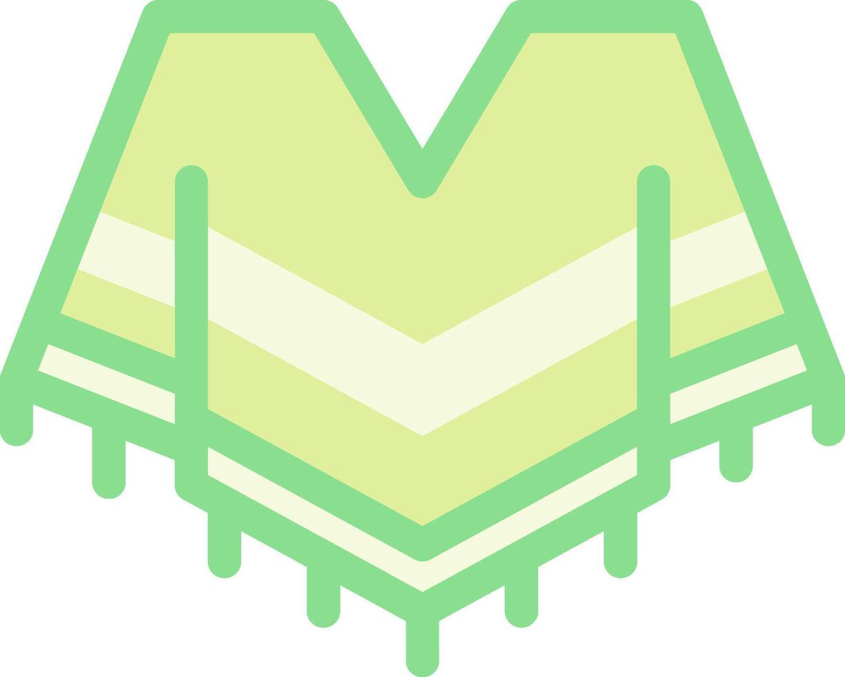 poncho illustration design vector