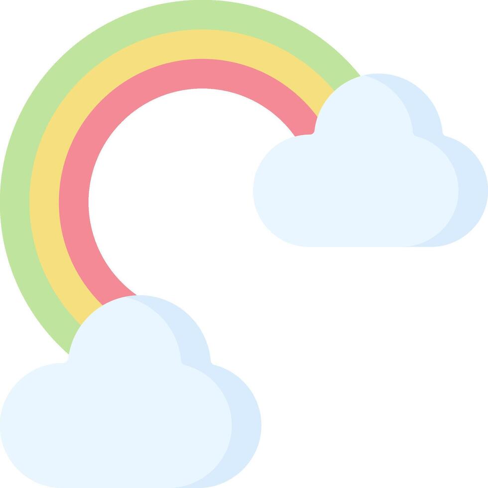 rainbow illustration design vector