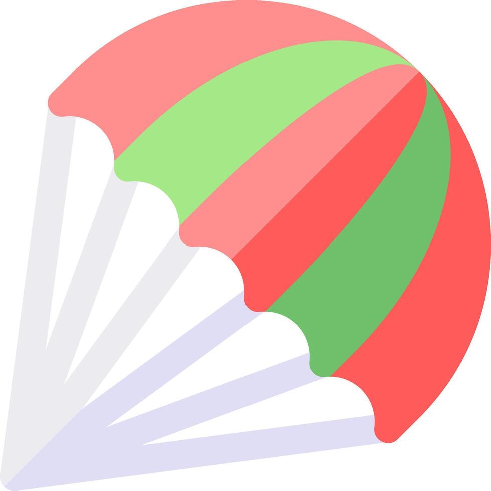 parachute illustration design vector
