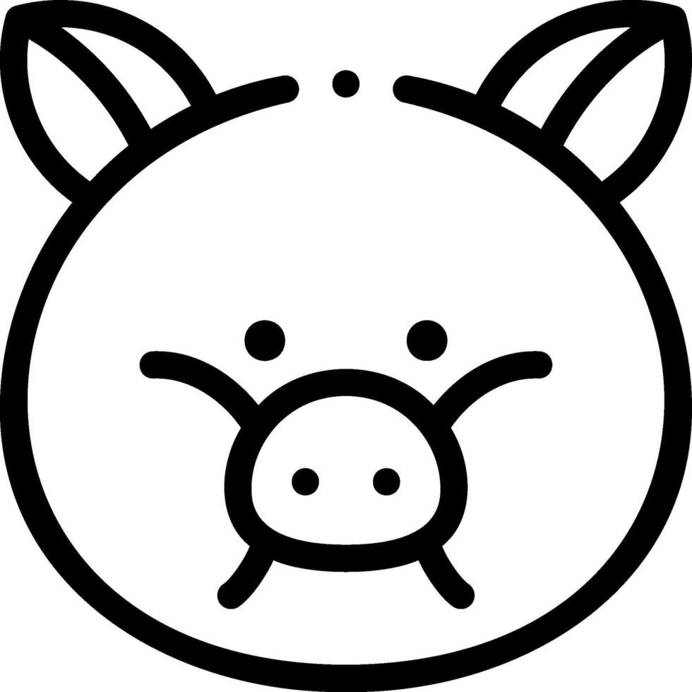 pig illustration design vector