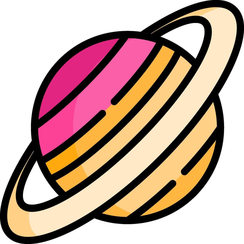 planet illustration design vector