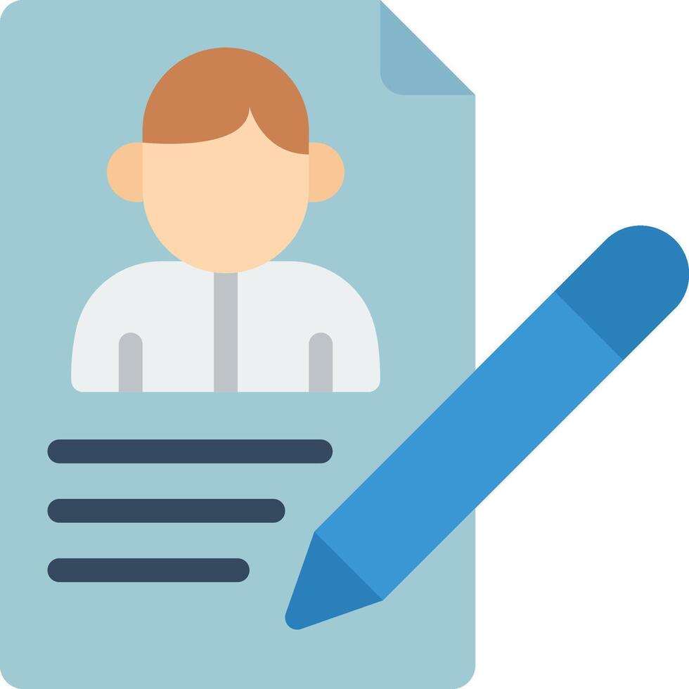 resume illustration design vector