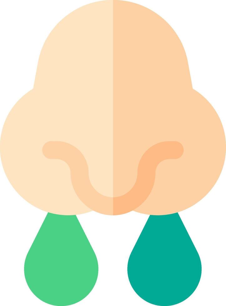 runny nose illustration design vector
