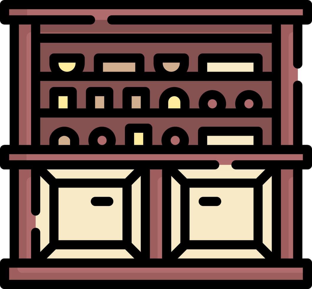 showcase illustration design vector