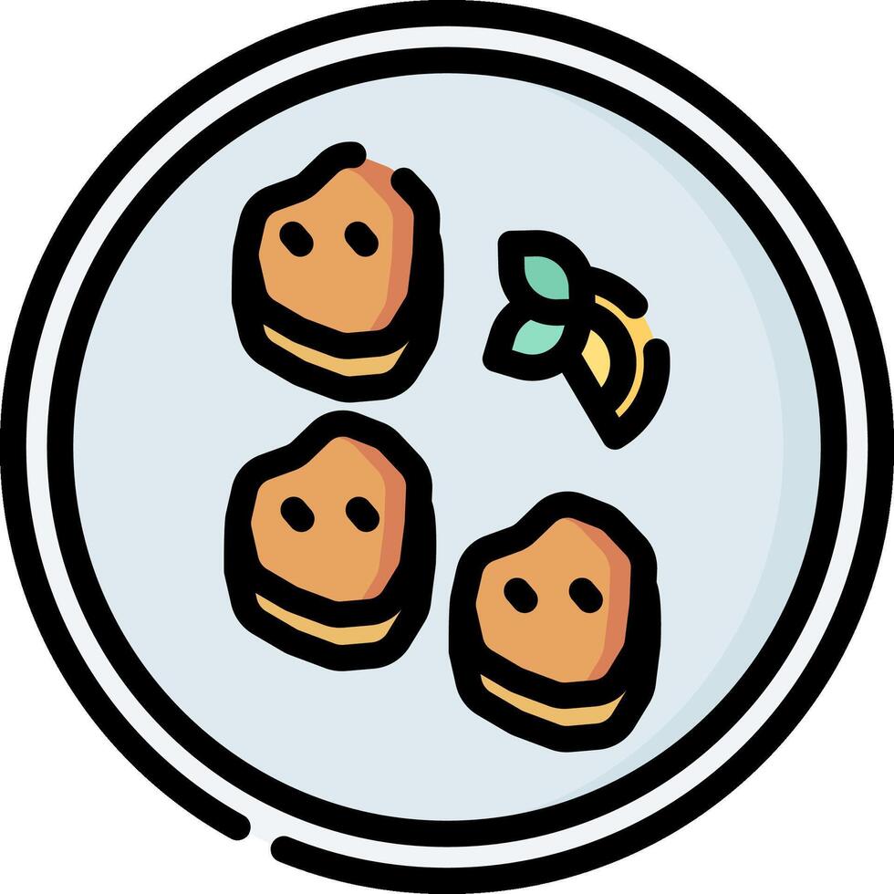 scallop illustration design vector
