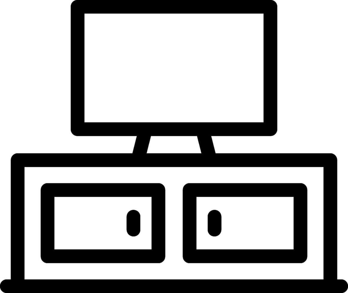tv stand illustration design vector