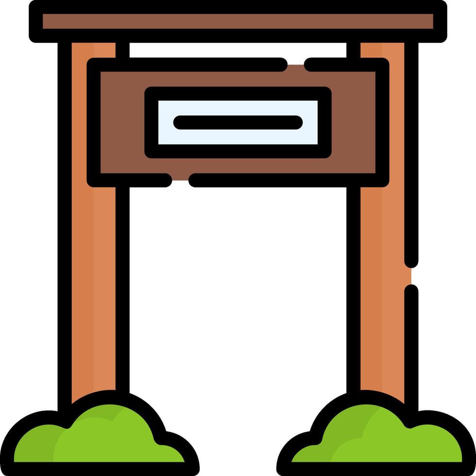torii gate illustration design vector