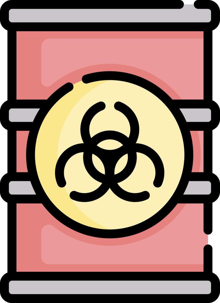 toxic illustration design vector