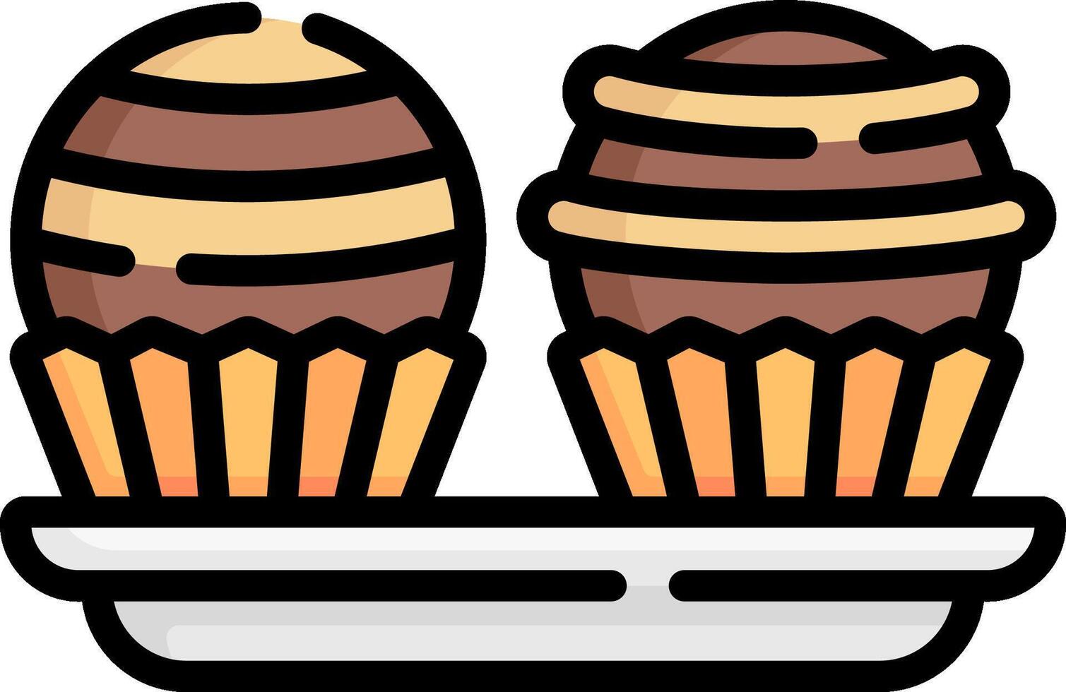 truffle illustration design vector