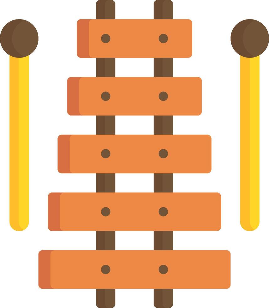 xylophone illustration design vector