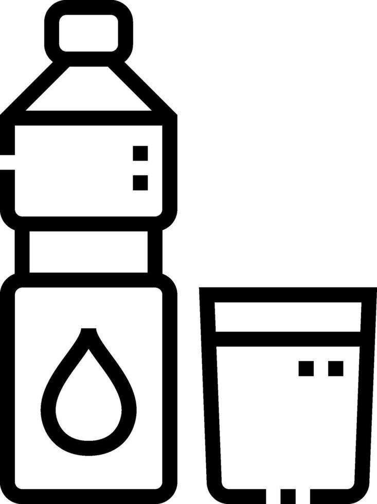 water bottle illustration design vector