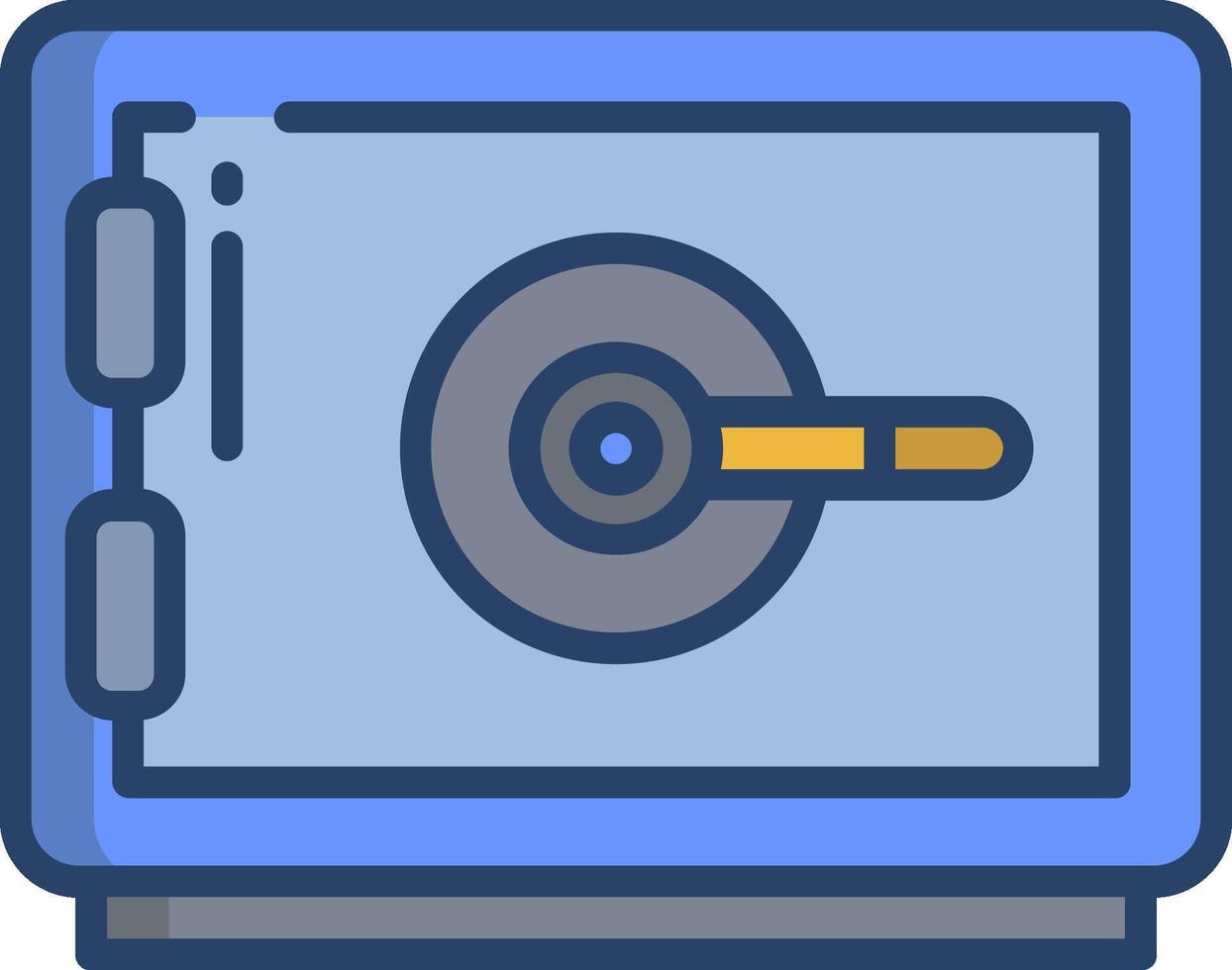 safe box illustration design vector