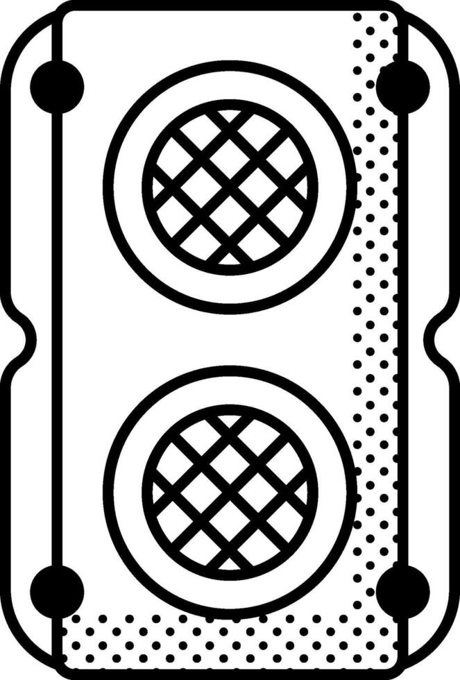 speaker illustration design vector