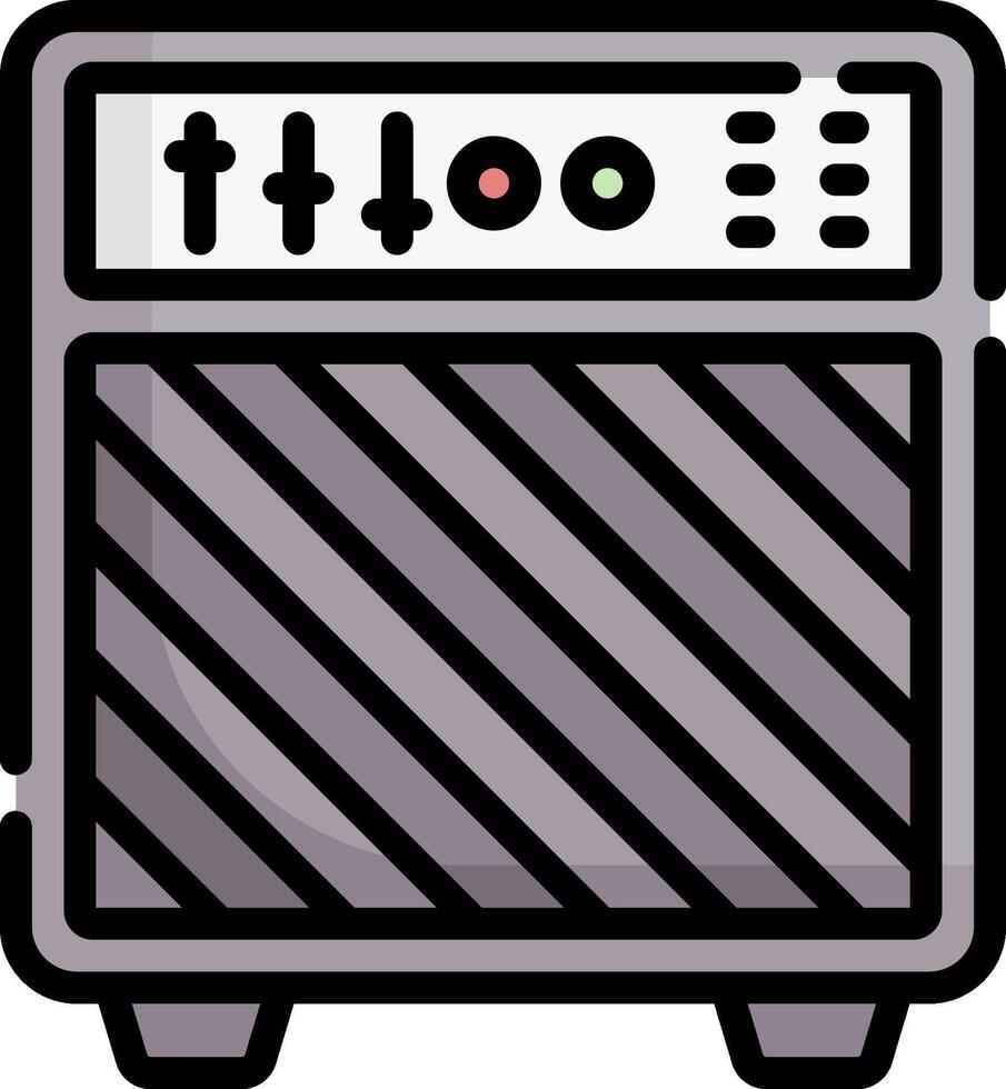 amplifier illustration design vector