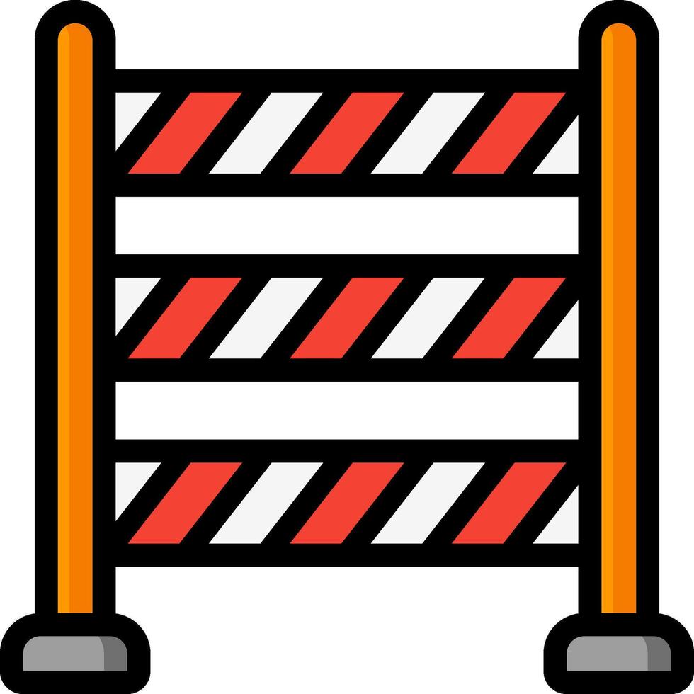 barrier illustration design vector