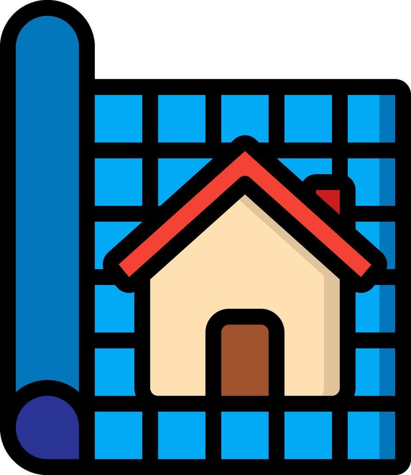 blueprint illustration design vector