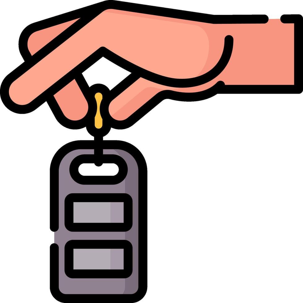 car key illustration design vector