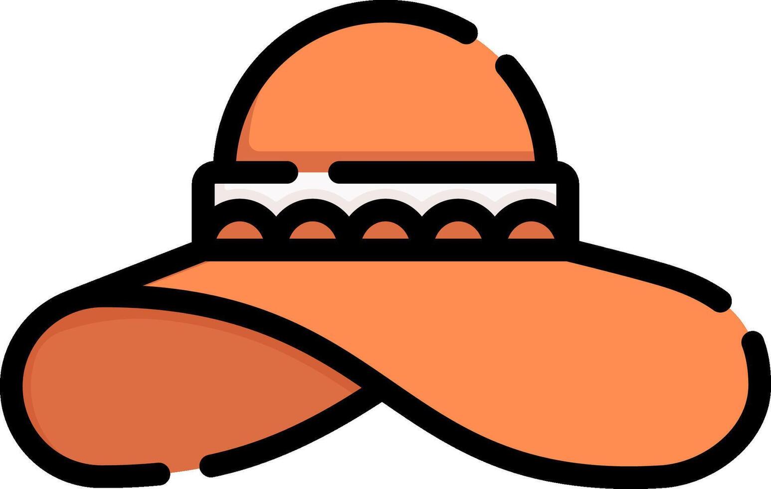 hat illustration design vector