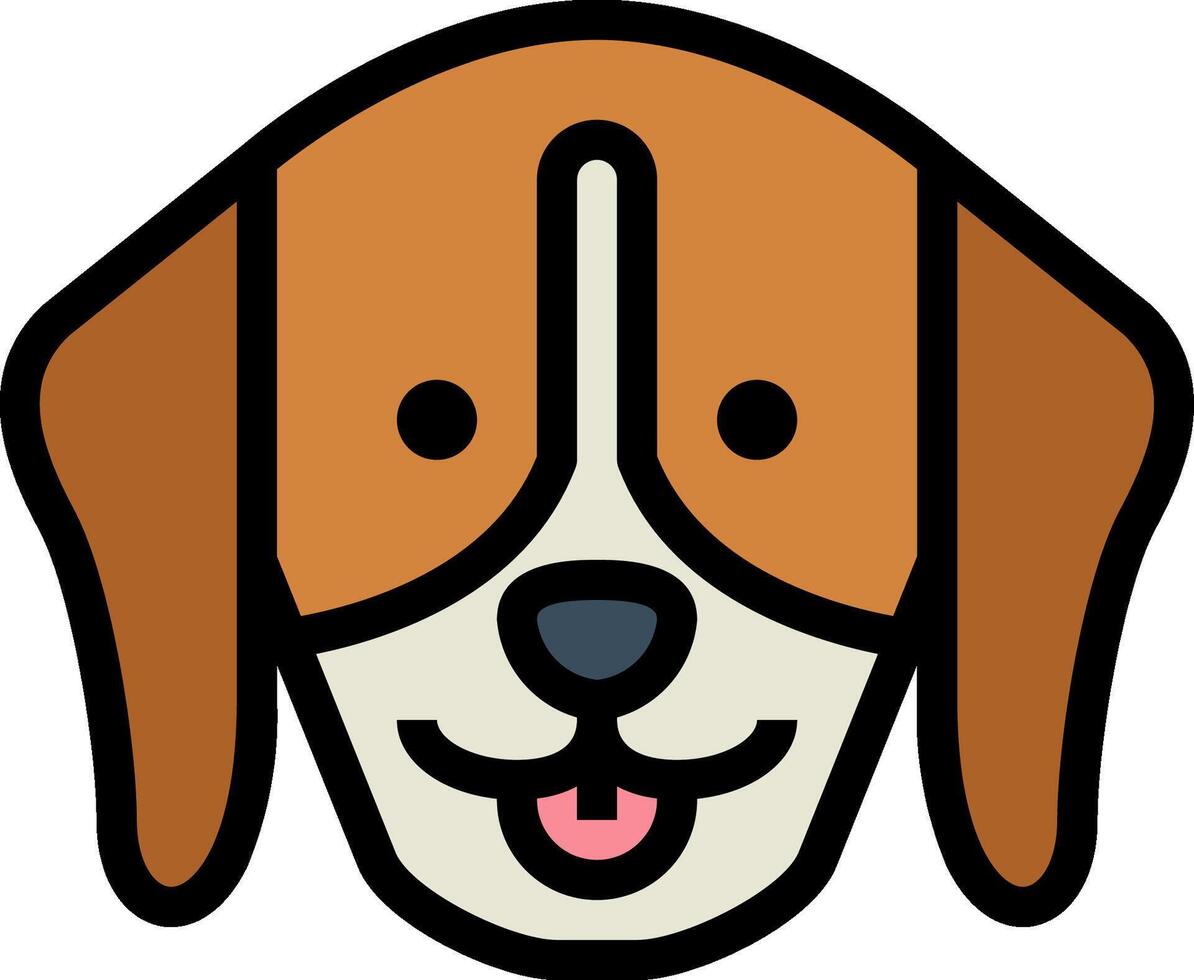 beagle illustration design vector
