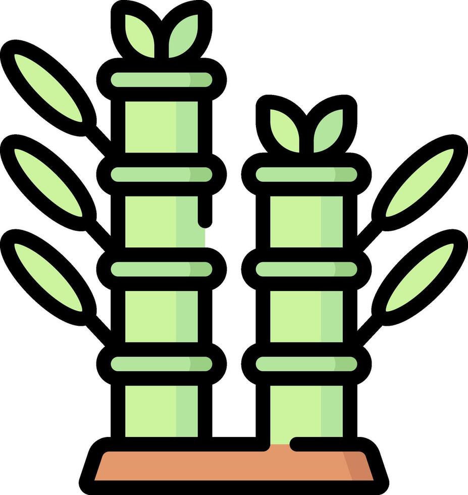 bamboo illustration design vector