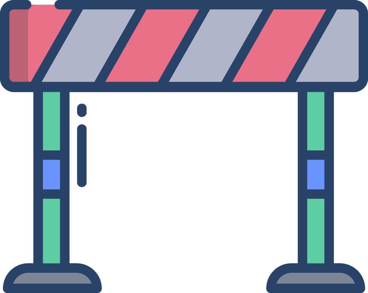 barrier illustration design vector
