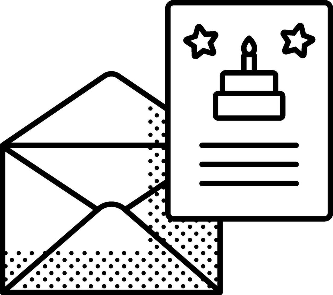 birthday card illustration design vector