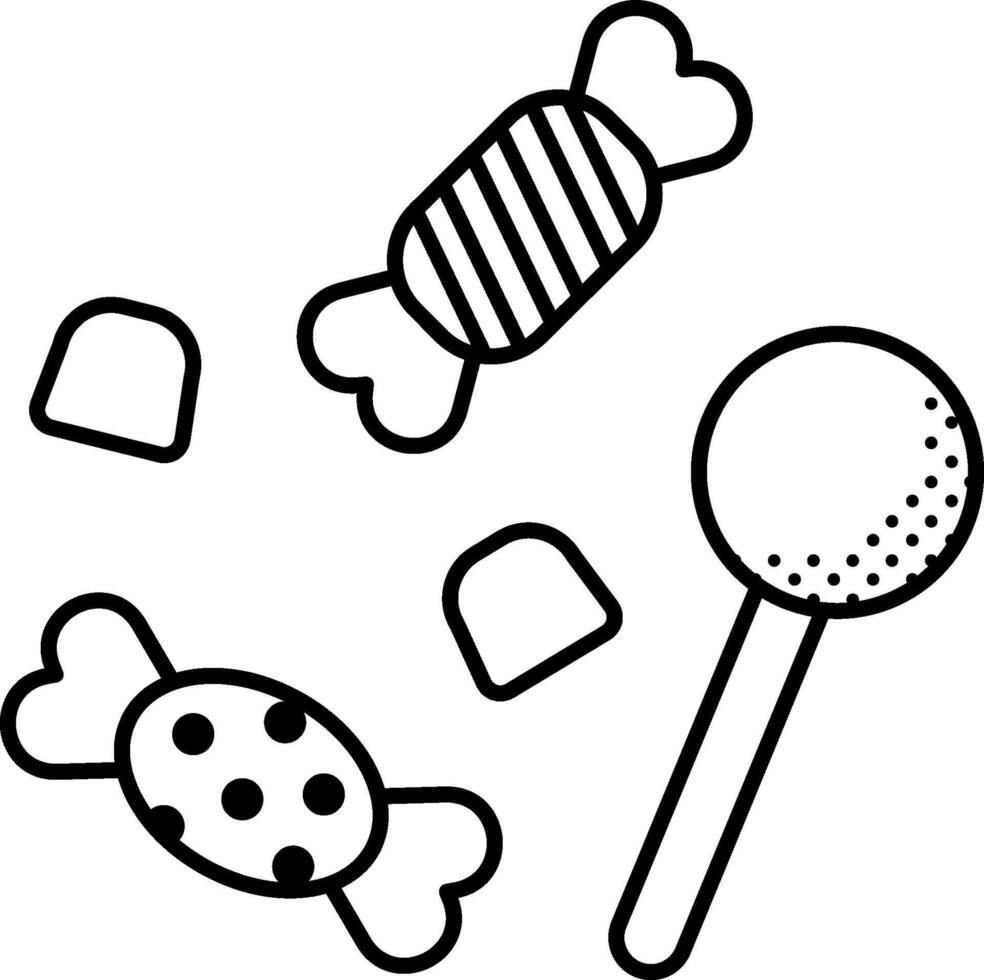 candy illustration design vector