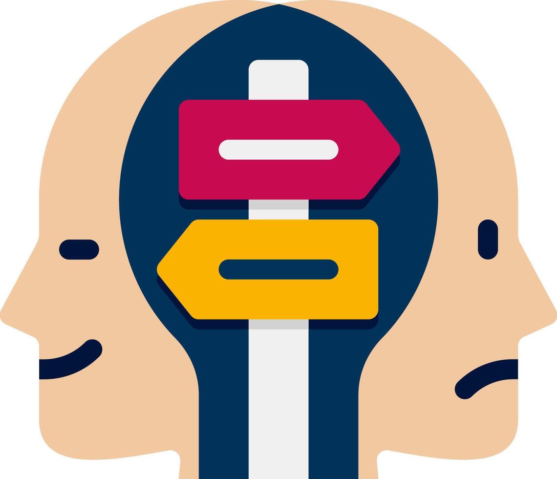 conflict illustration design vector