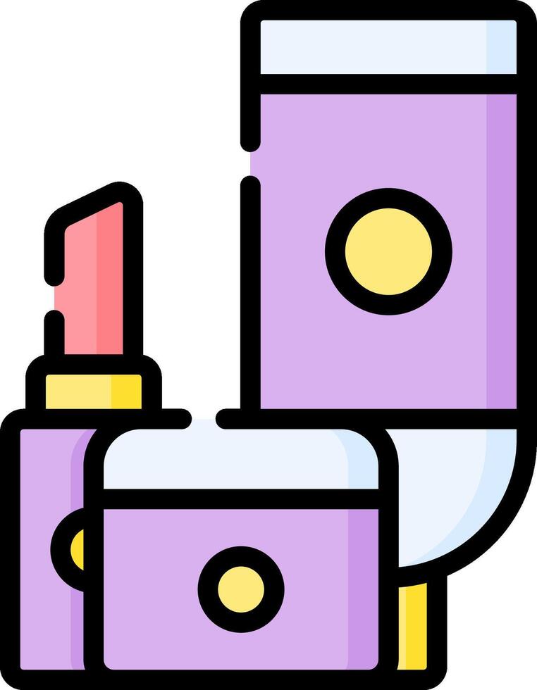 cosmetics illustration design vector