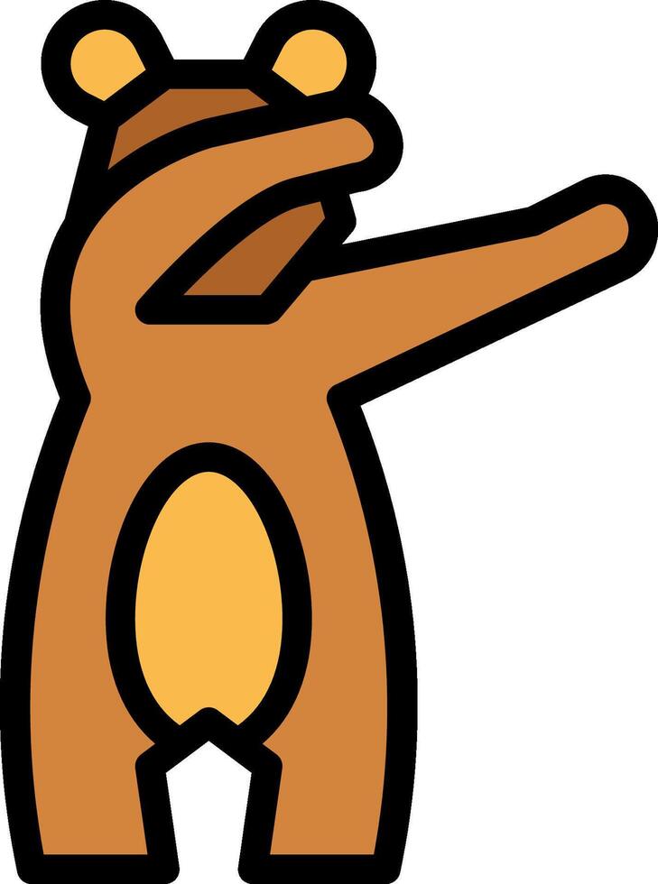 bear illustration design vector