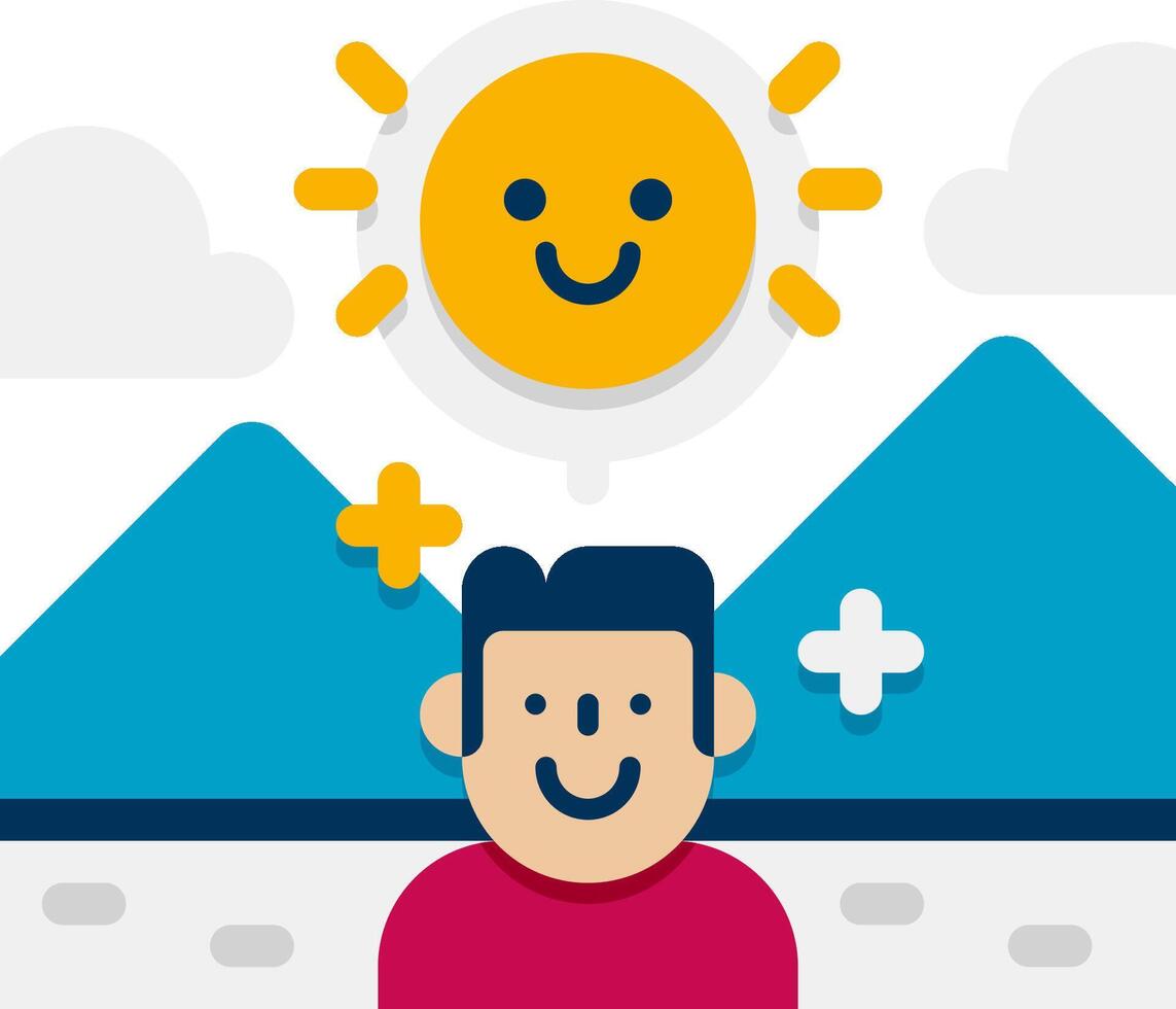 mental health illustration design vector