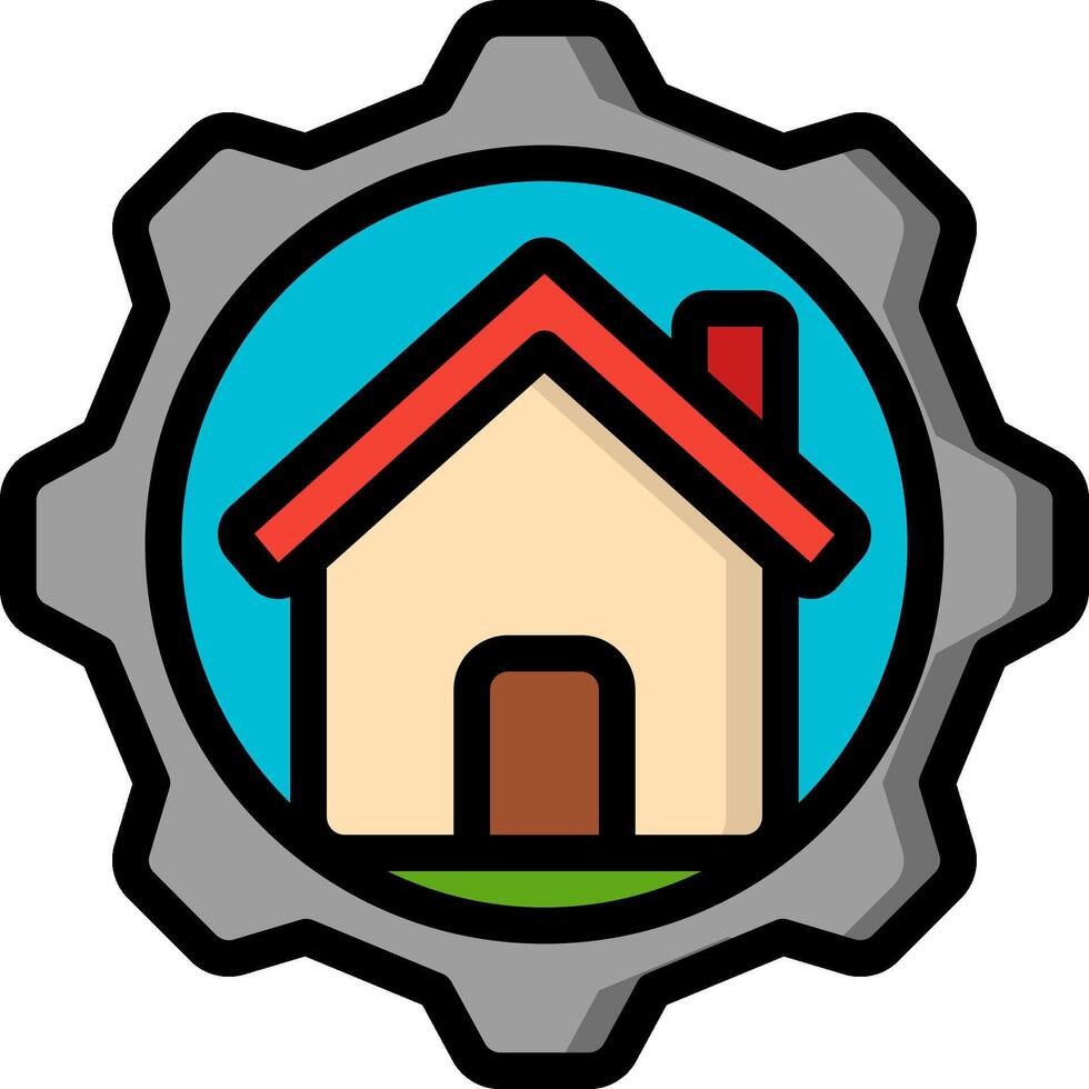 cog illustration design vector