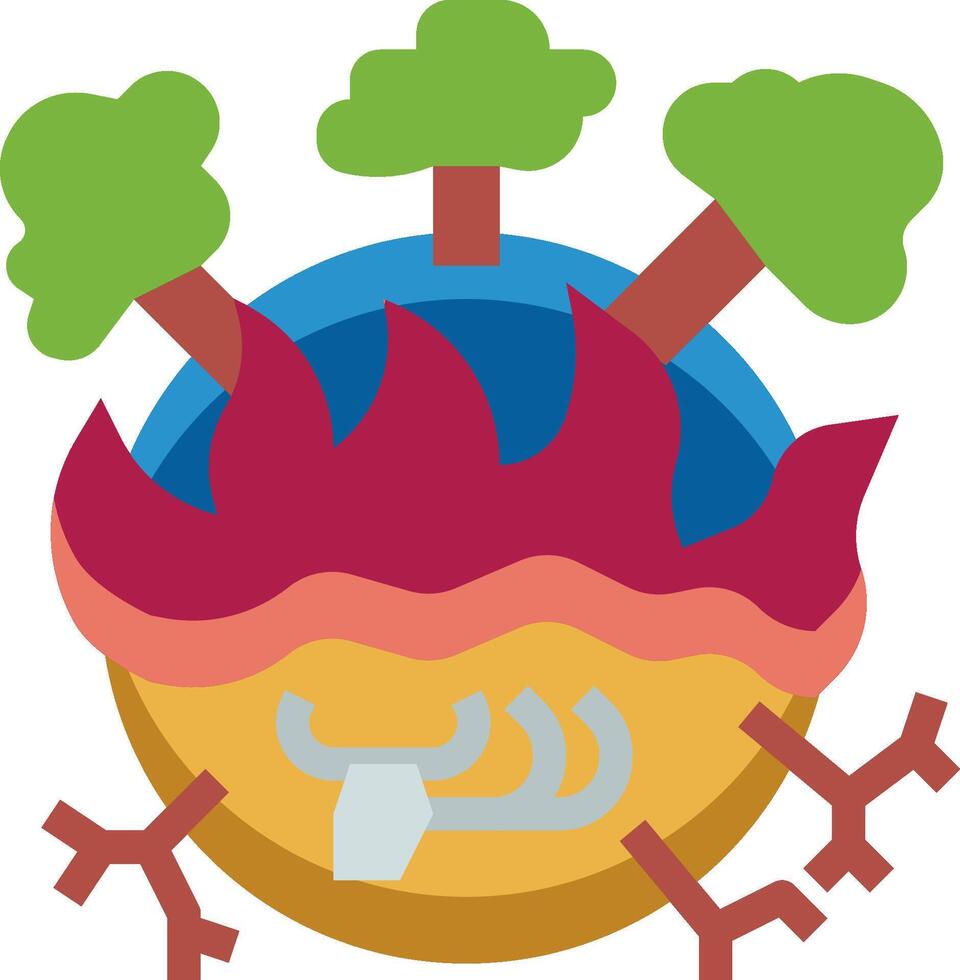 climate change illustration design vector