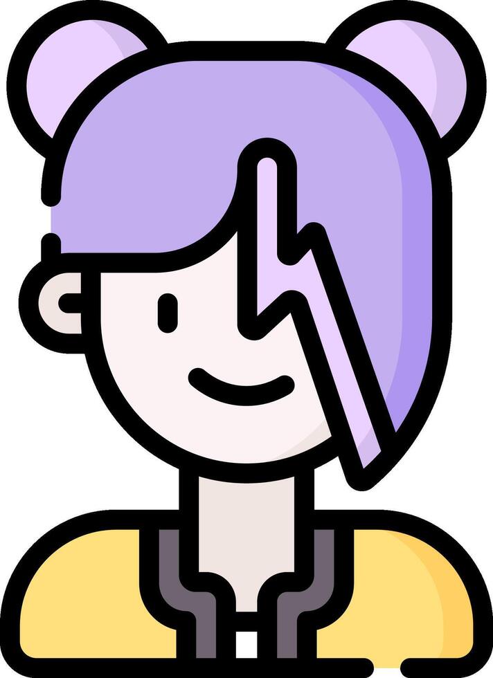 cosplay illustration design vector